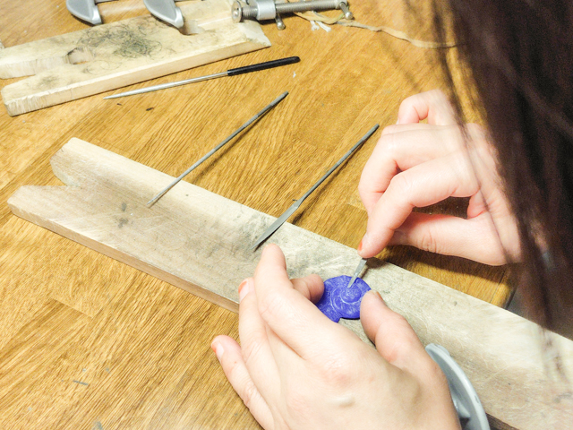 アクセサリー　彫金　教室　堺市　南大阪　体験　やり方　自宅　独学　失敗